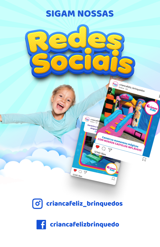 Criança Feliz slide redes sociais mobile